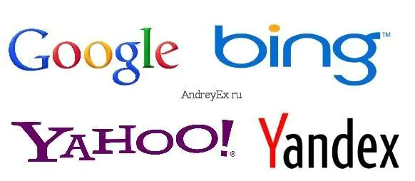 Поисковики: Google, Yandex и др.