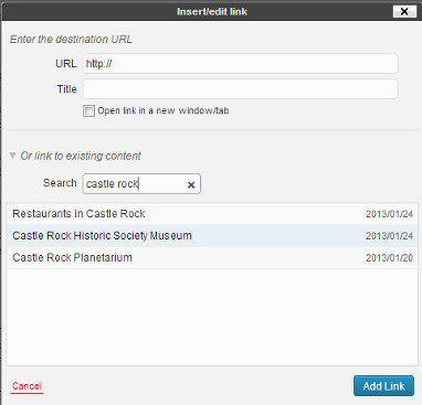 Поиск внутренних ссылок в WordPress