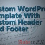 Как добавить верхний и нижний колонтитулы в футер в WordPress