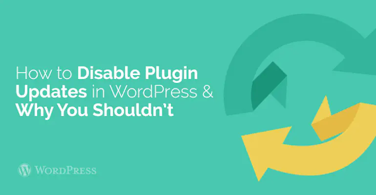Как отключить обновление плагинов в Wordpress и почему нельзя этого делать