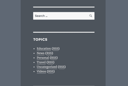 Рабочий шорткод в виджете в WordPress