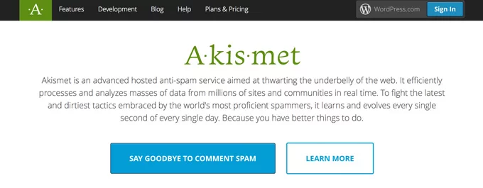 Защита от спама в комментариях с Akismet
