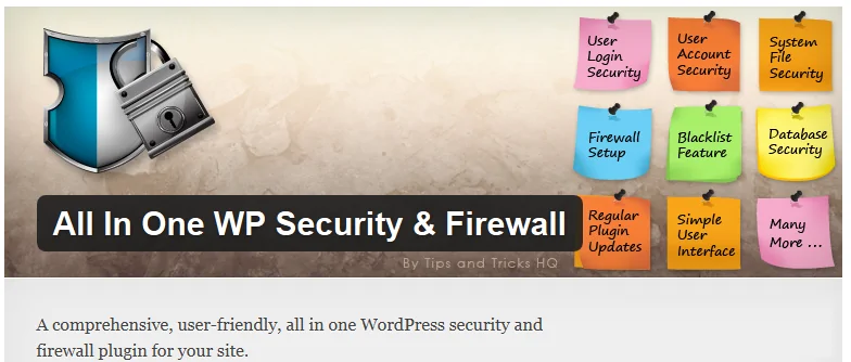 плагин AIO WP Security & Firewall 