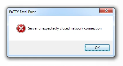 Ошибка: "Сервер неожиданно закрыл подключение к сети"