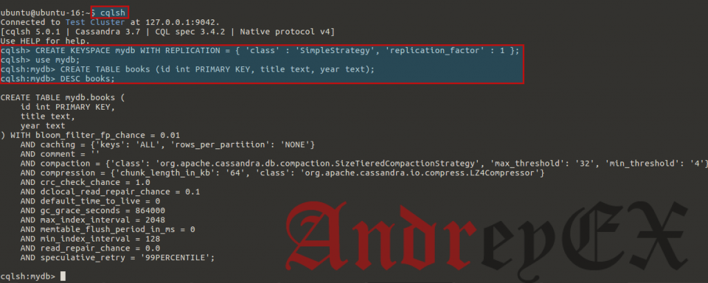 Использование Cassandra