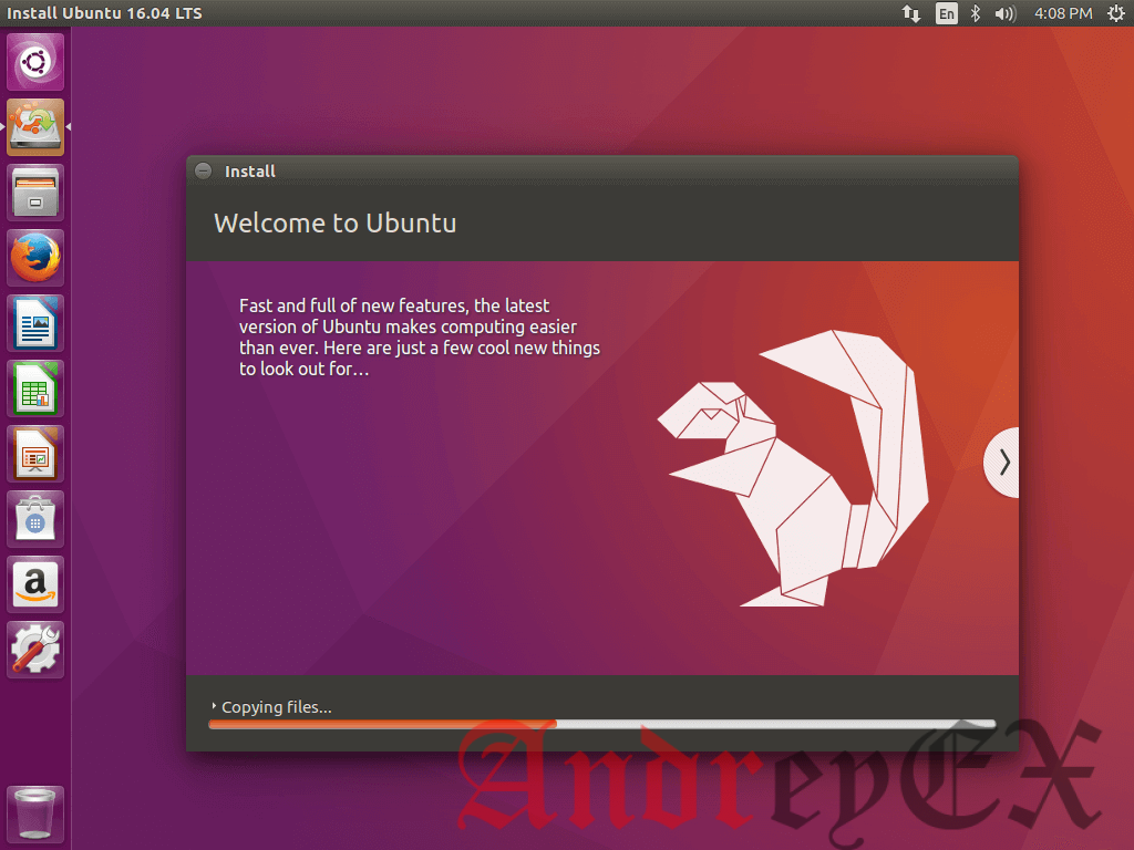 Процесс установки Ubuntu 16.04
