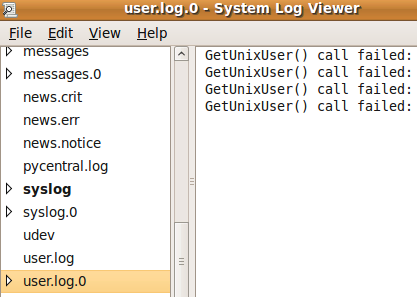 Ubuntu System Log File Viewer - Обновления логов в реальном времени