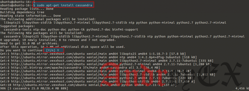 Установка Casandra