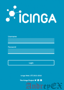 Вход в Icinga