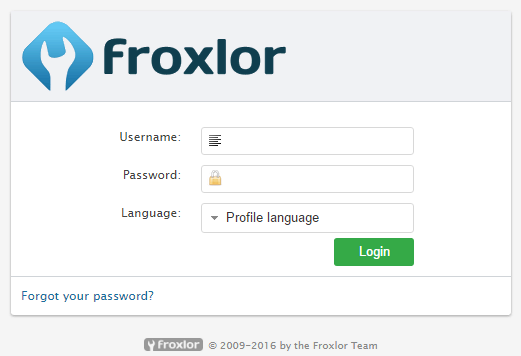 froxlorlogin