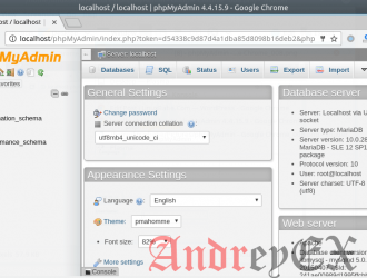 opensuse leap phpmyadmin php7