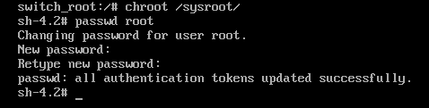 Установка пароля для пользователя root
