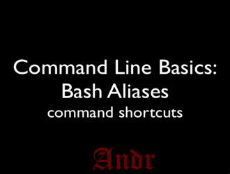 Как создать псевдонимы в Bash