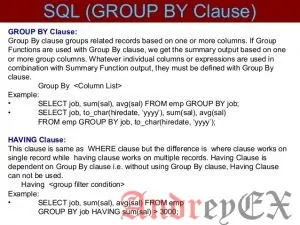 SQL - Group By