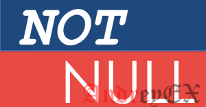 SQL - Константа NOT NULL