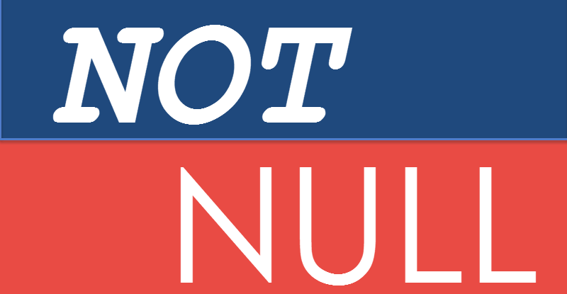 SQL - Константа NOT NULL