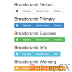 Bootstrap - Breadcrumbs