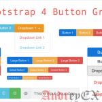 Bootstrap - группы кнопок