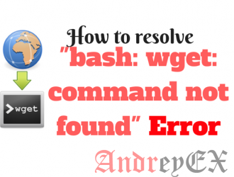 Как решить ошибку «bash wget command not found»