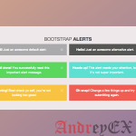 Bootstrap - Оповещения