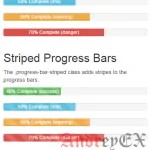 Bootstrap - Прогрессирующая шкала