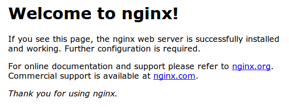 CentOS 7 Nginx По умолчанию
