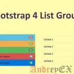 Bootstrap - Список групп
