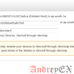 Instance does not have a volume attached at root (/dev/sda1)