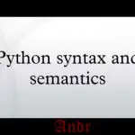 Python 3 - Базовый синтаксис