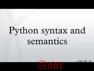Python 3 - Базовый синтаксис