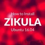 Как установить Zikula на Ubuntu 16.04
