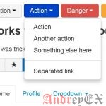 Bootstrap - Плагин Dropdown