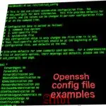 Примеры файлов конфигурации в OpenSSH