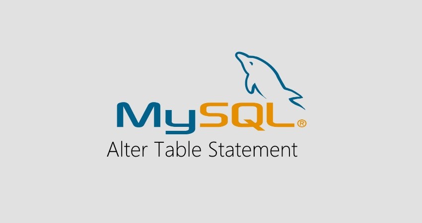 Команда alter table