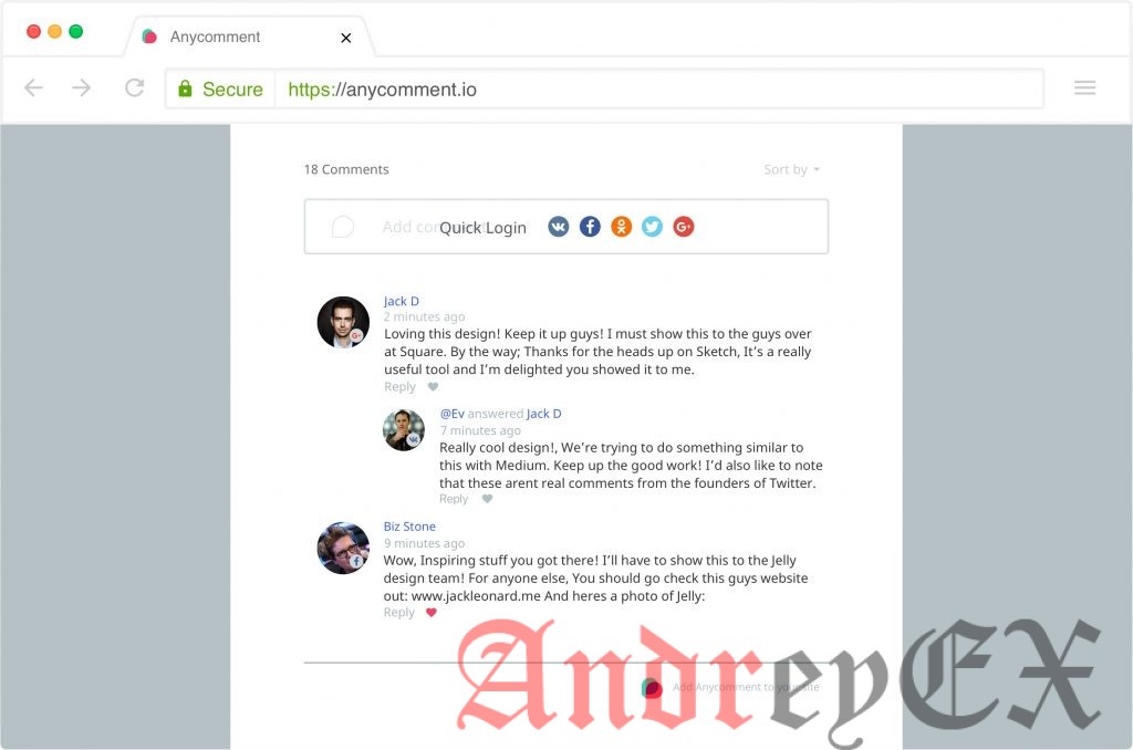 AnyComment - комментарии для сайта на WordPress