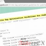 Оптимизация заголовка страницы - советы для Google