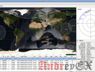 Gpredict - приложение для спутникового слежения