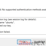 Как решить ошибку Disconnected No supported authentication methods available (server sent publickey) с Ubuntu в AWS EC2