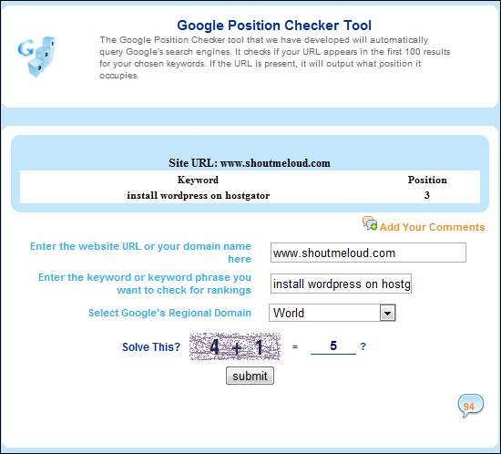 5 отличных сайтов для проверки рейтинга ключевых слов Google - Google Rank Checker