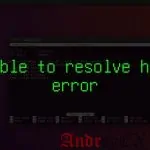 Исправление ошибки sudo: unable to resolve host