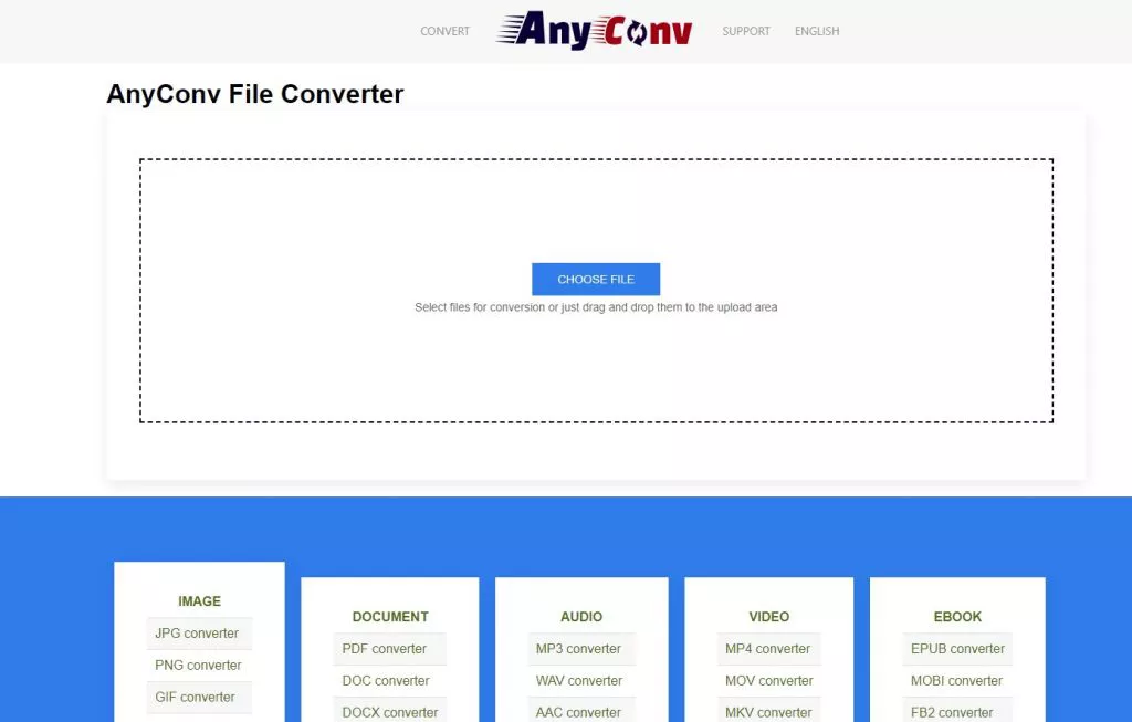 Any Conv - Online File Converter