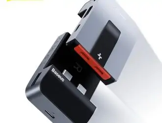Ультра портативный USB-C концентратор и подставка для MacBook Pro