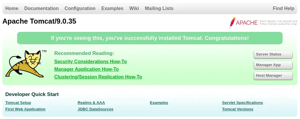 Как установить Tomcat 9 на Ubuntu 20.04