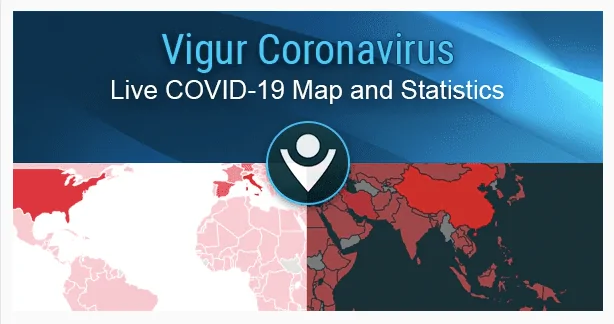 Vigur Coronavirus - Живые карты и статистика COVID 19 