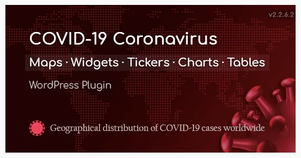 COVID19 Coronavirus - Live Maps and Widgets