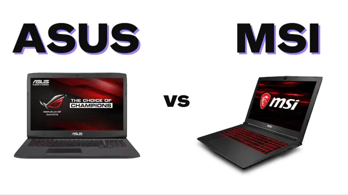 MSI против Asus: какой бренд игровых ноутбуков лучше