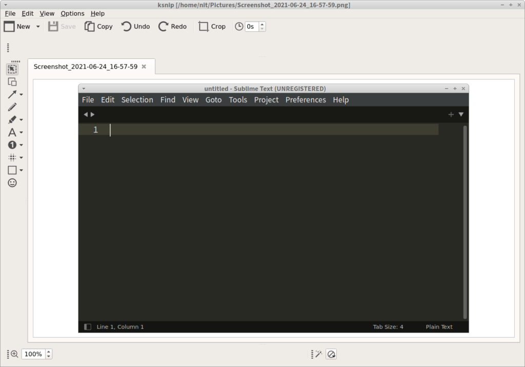 Как использовать Ksnip для аннотации изображений и снимков экрана в Linux