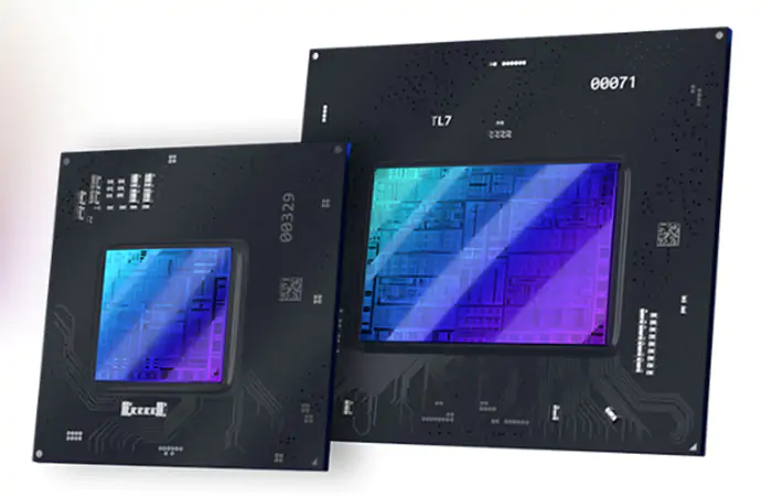 Фотографии Intel Xe-HPG: это SOC2 (слева) и SOC1 выше?