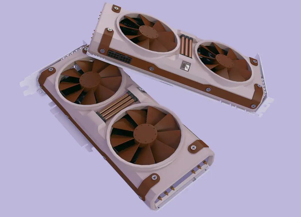 Изображения видеокарт Asus x Noctua предоставлены Asus Vietnam