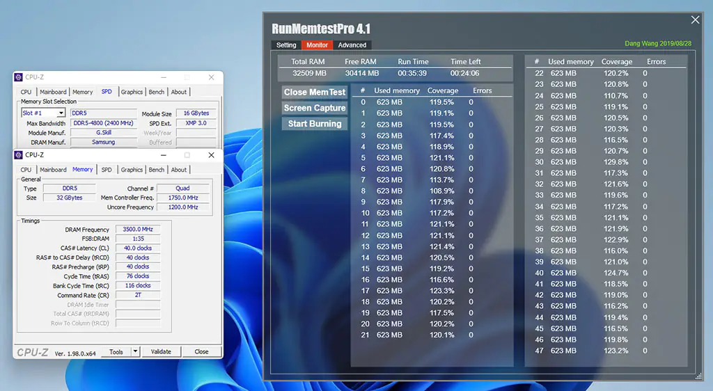 G.Skill достиг стабильной вехи в создании комплекта памяти DDR5-7000 CL40